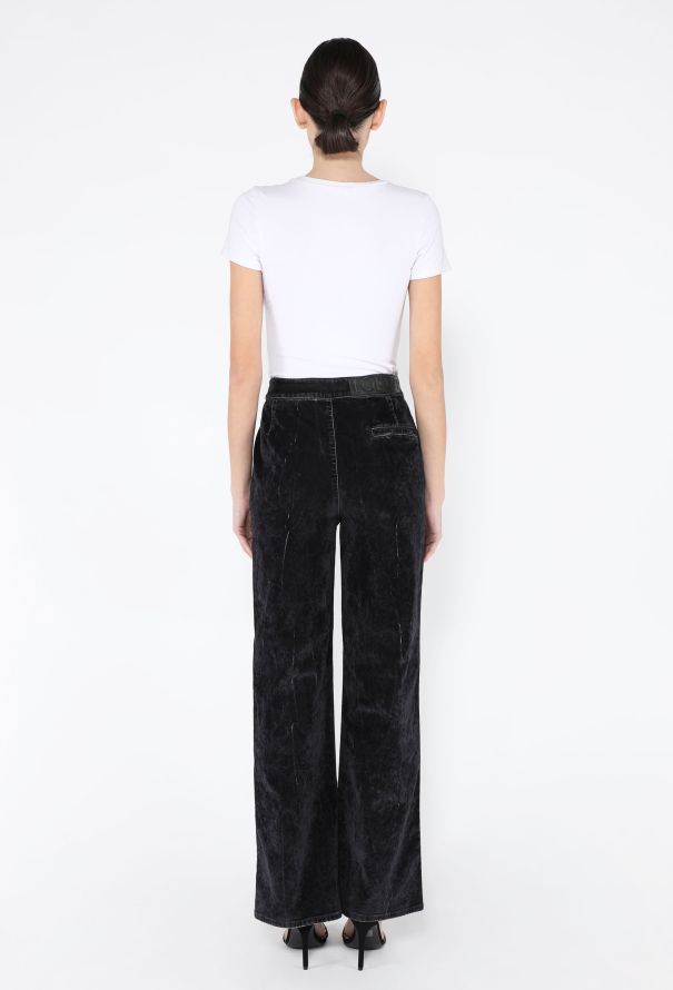 Loewe F/W 2023 Crushed Velvet Jeans - 5