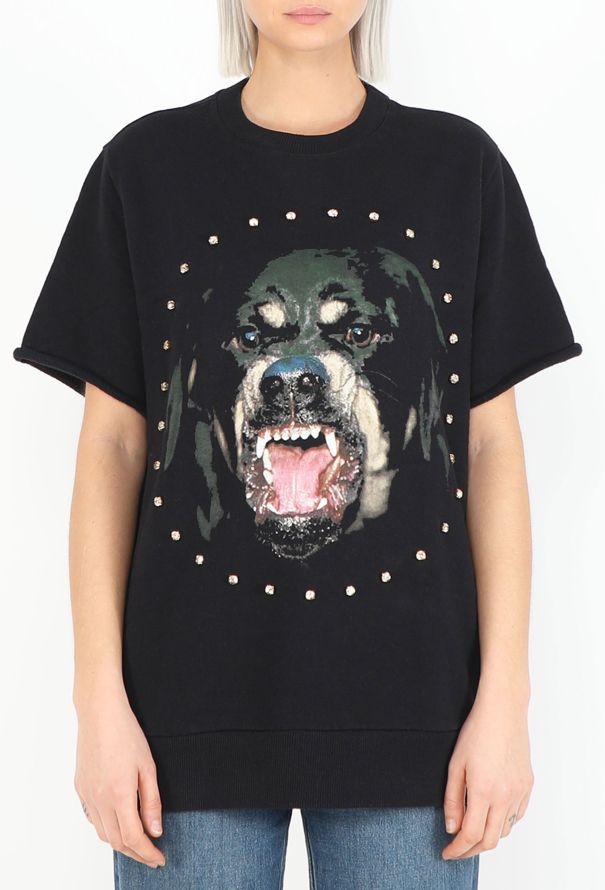 Givenchy Pre-Fall 2012 Studded Rottweiler T-Shirt - 3
