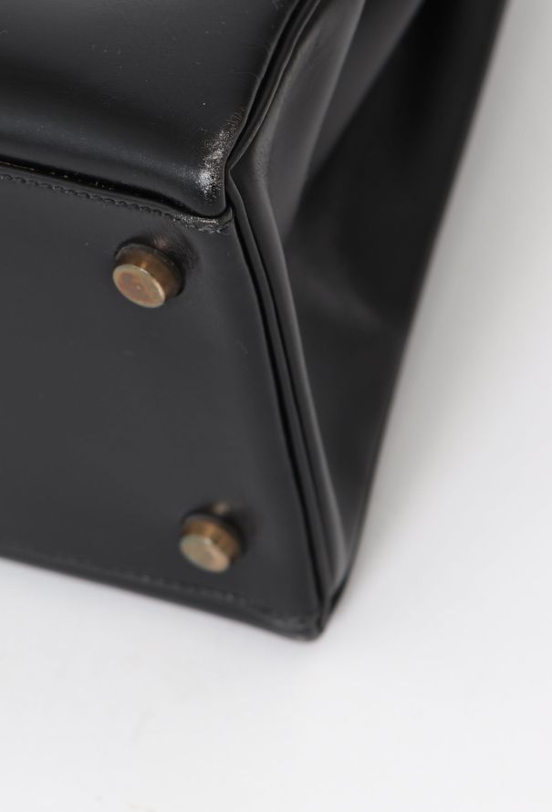 Hermès '70s Black Box Kelly 32 Retourné - 11 Hermès '70s Black Box Kelly 32 Retourné - 11
