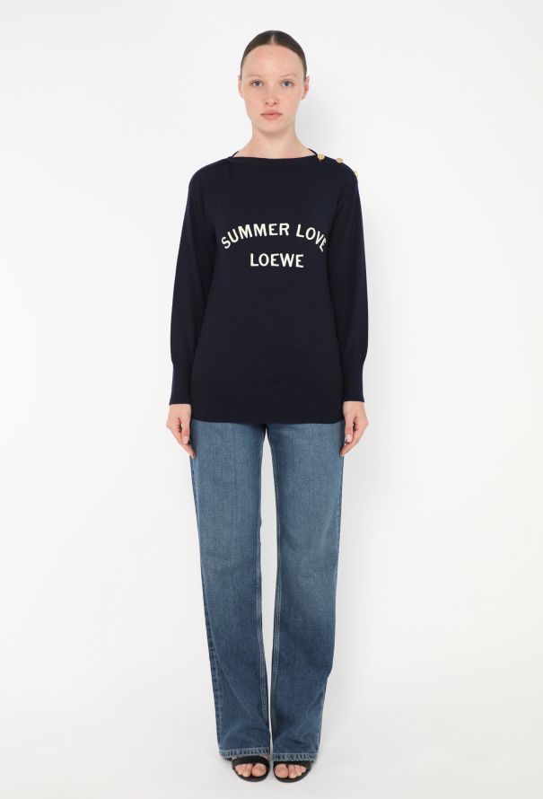 Loewe 2018 Summer Love Monogram Sweater - 3 Loewe 2018 Summer Love Monogram Sweater - 3