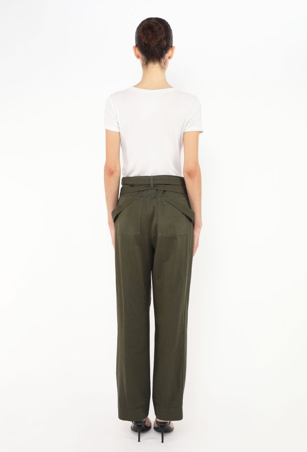 Balenciaga 2016 Patchwork Belted Cargo Pants - 4