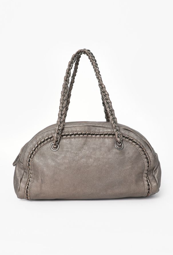 Chanel Metallic Ligne Bowler Bag - 4