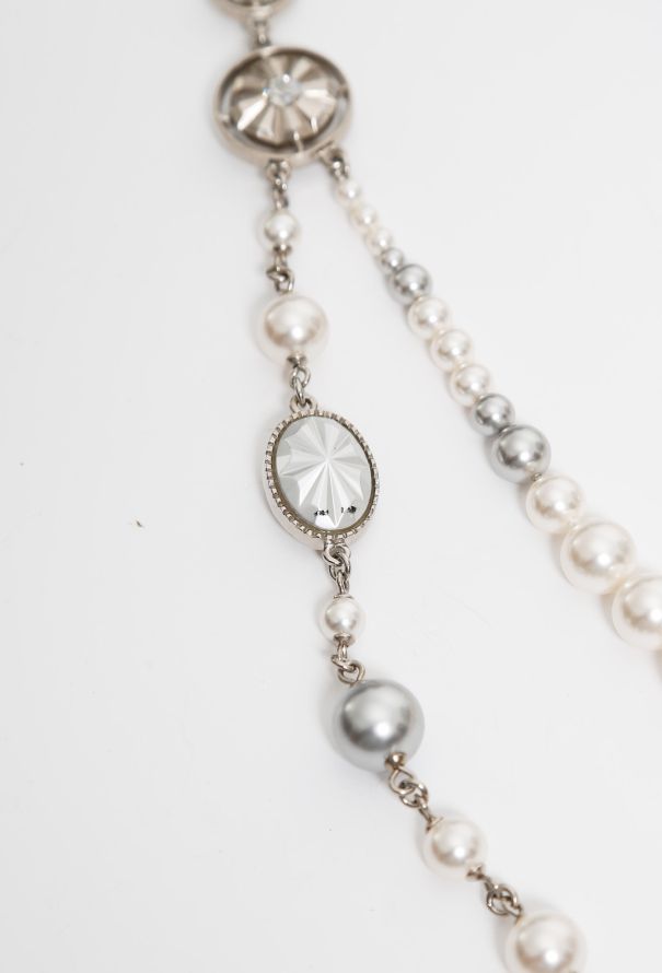 Chanel 2016 "CC" Jeweled Tiered Pearl Sautoir - 5