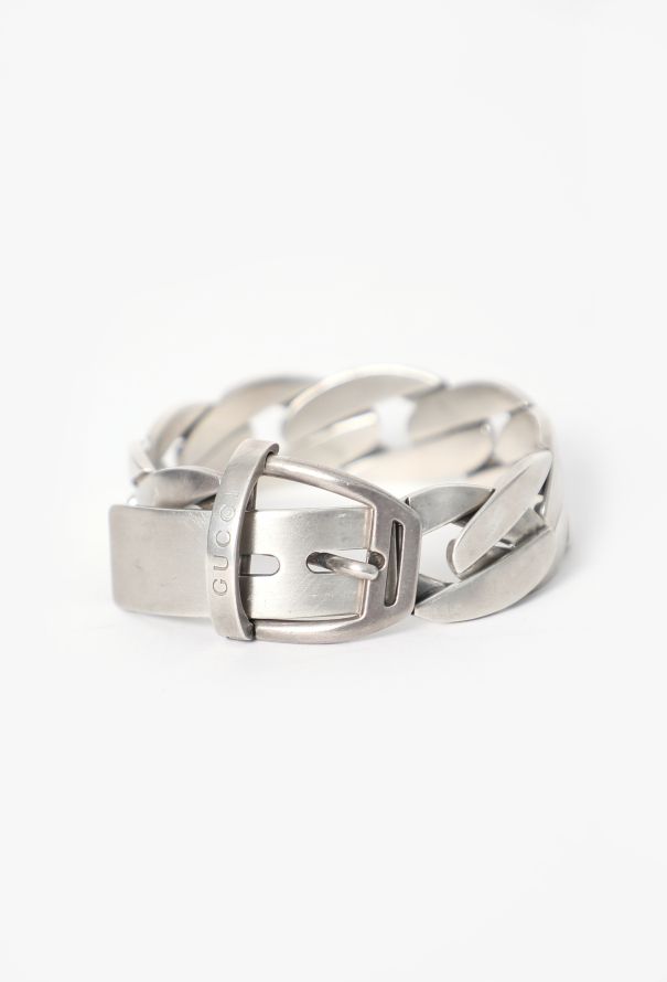Gucci '90s Interlocking Buckle Bracelet - 4