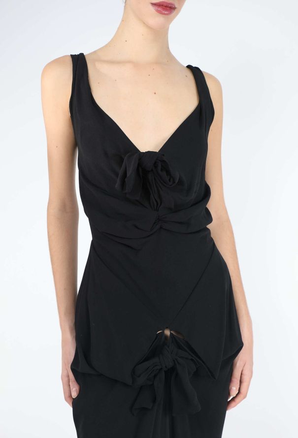 Vivienne Westwood COLLECTOR S/S 1997 'Vive La Bagetelle' Knotted Silk Gown - 3