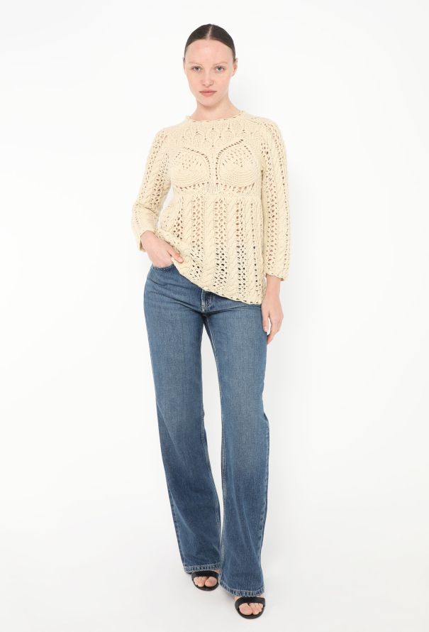 Comme des Garçons Tao Textured Crochet Sweater - 3