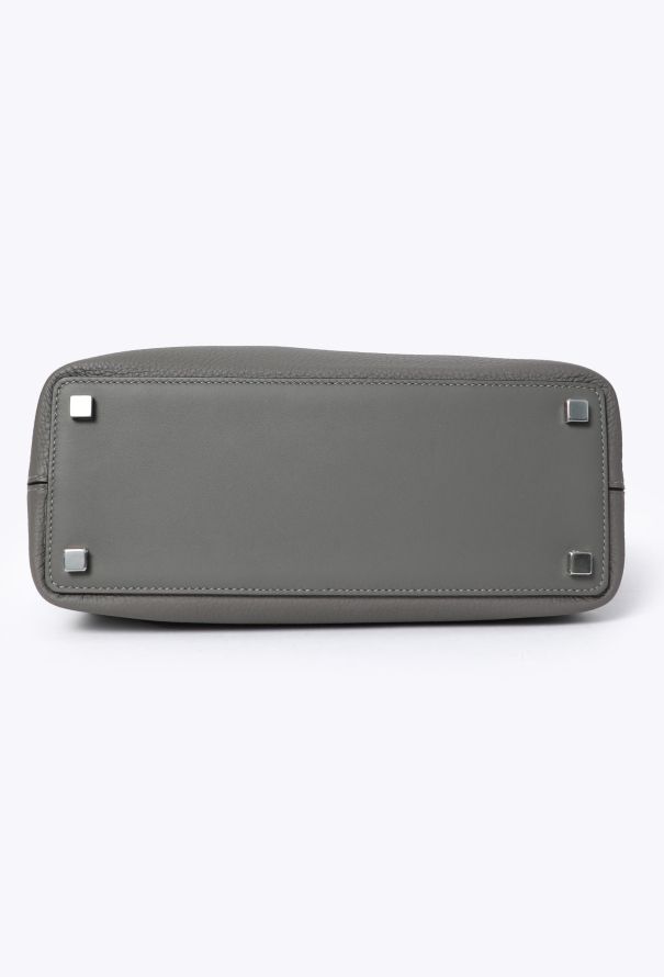 Hermès Gris Meyer Togo Medor Bag - 6