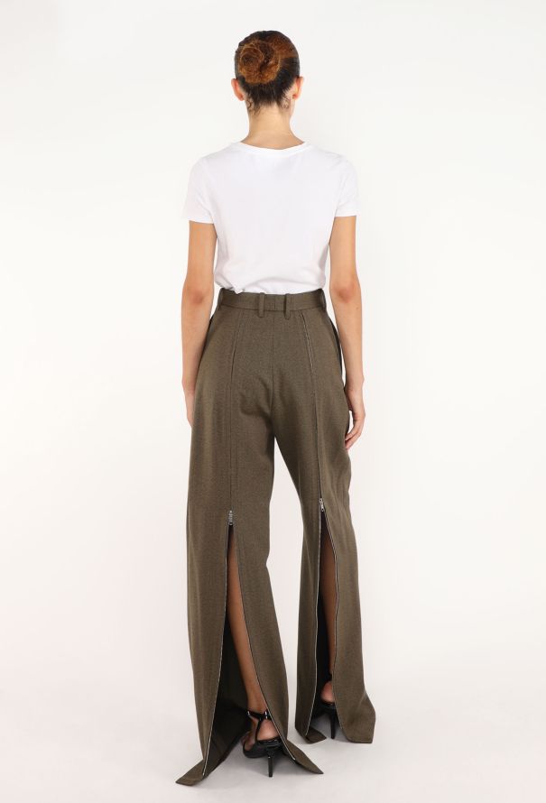 Phoebe Philo Wide-Leg Zipper Pants, 2023 - 1
