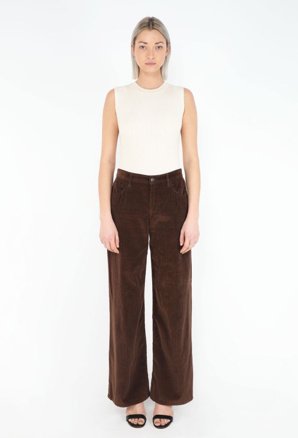 The Row S/S 2025 Eglitta Corduroy Trousers - 1