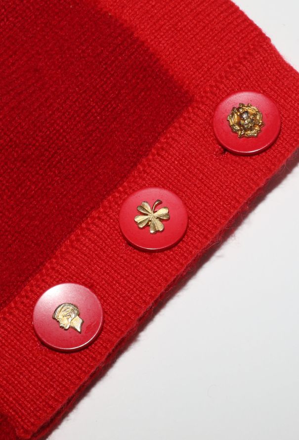 Chanel RARE F/W 1994 Cashmere Emblem Cardigan - 10