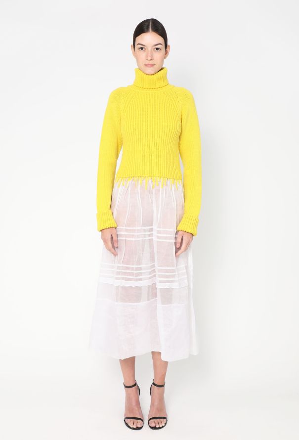 Loewe F/W 2019 Organza Turtleneck Dress - 1