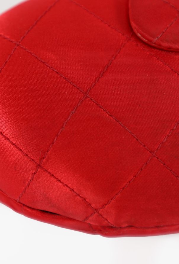 Chanel Quilted Satin Clutch, 1990s - 9