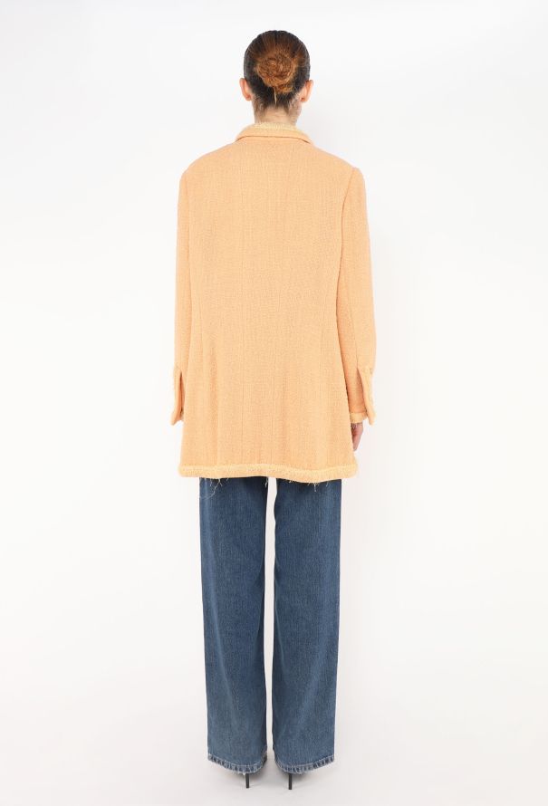 Chanel RARE F/W 1994 Bouclé Frayed Trim Jacket - 6