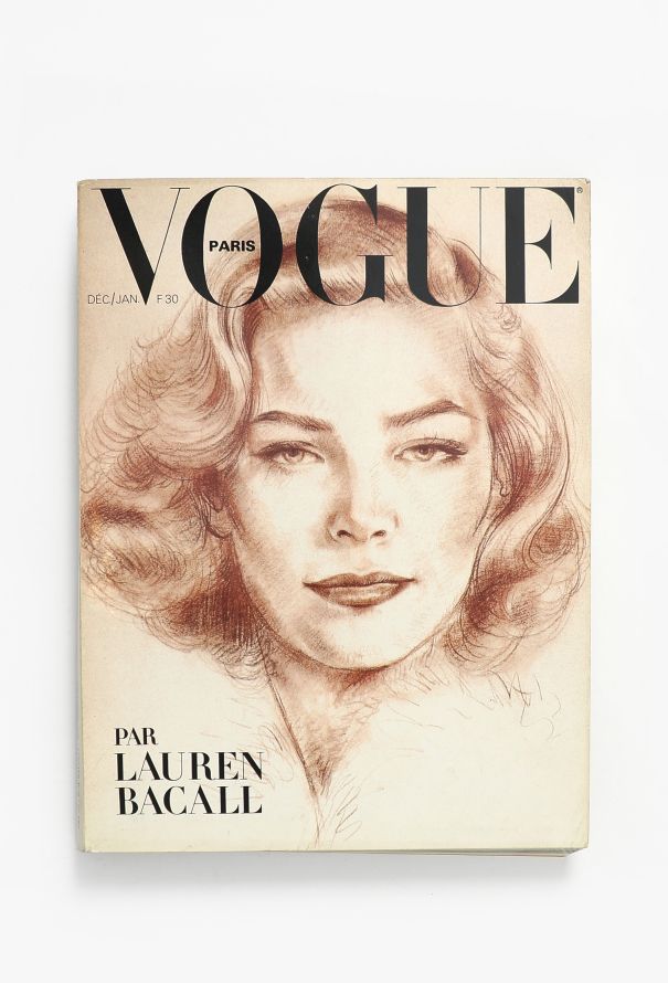 VOGUE December Issue 1978 Lauren Bacall Newton - 1