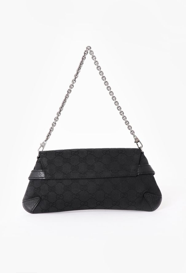 Gucci Black Horsebit Monogram Bag - 3 Gucci Black Horsebit Monogram Bag - 3