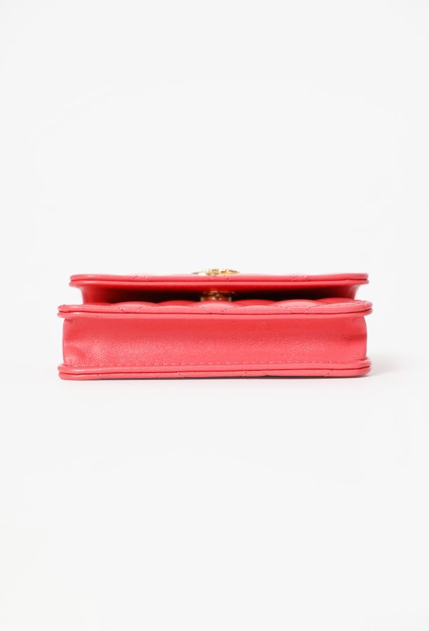 Chanel Coral Mini Wallet on Chain - 7