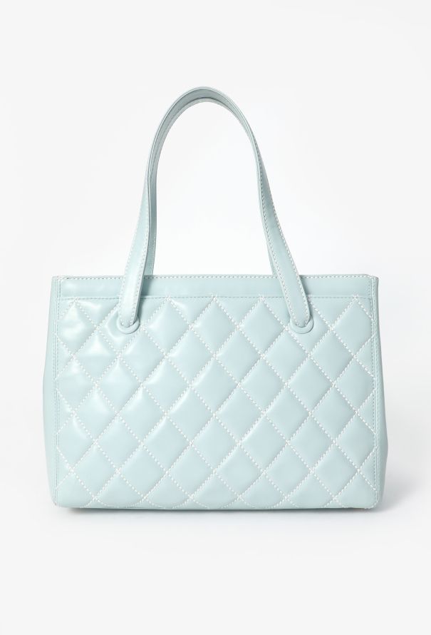 Chanel Vintage Medium Surpiqué Tote Bag - 4