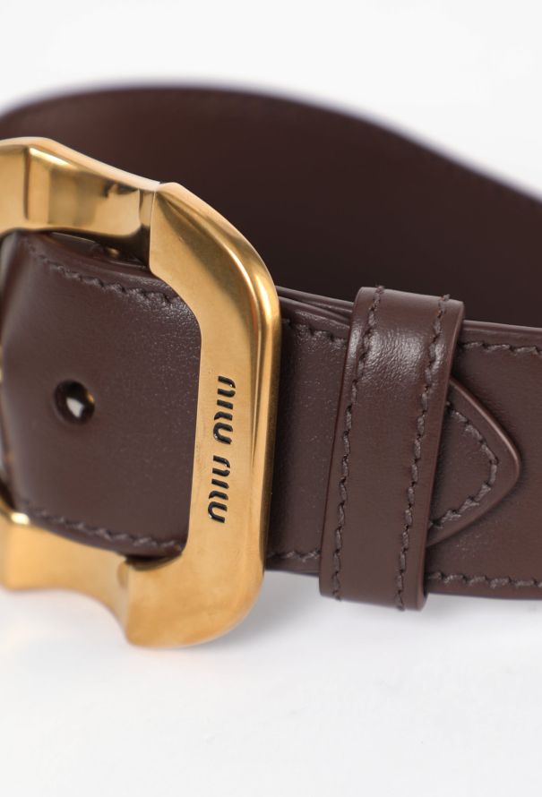 Miu Miu S/S 2025 Leather Arm Cuff - 5
