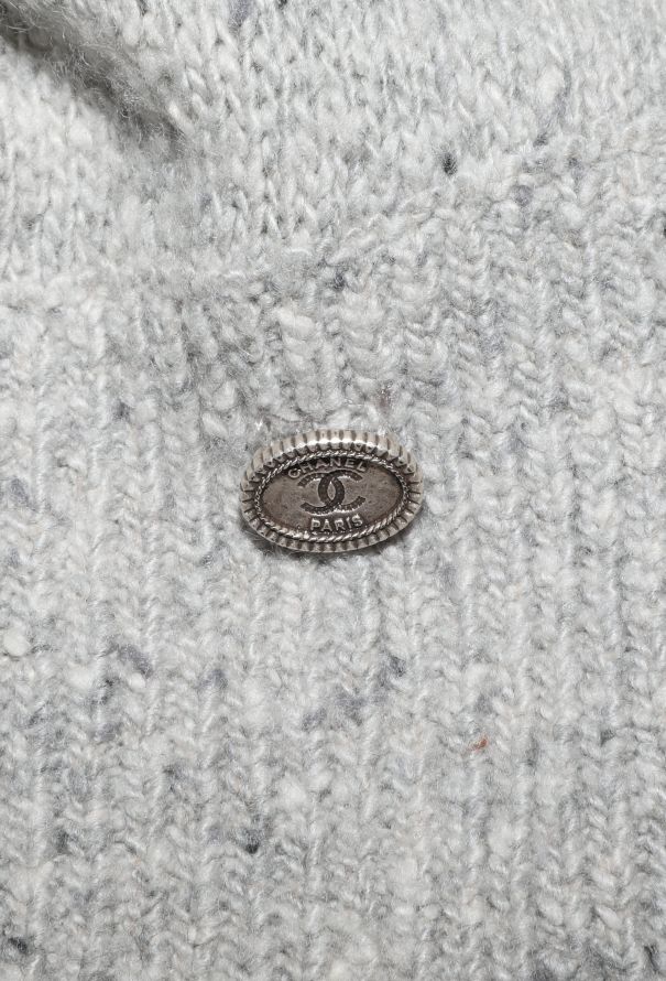 Chanel F/W 2016 Cashmere Eyelet Trim Dress - 6