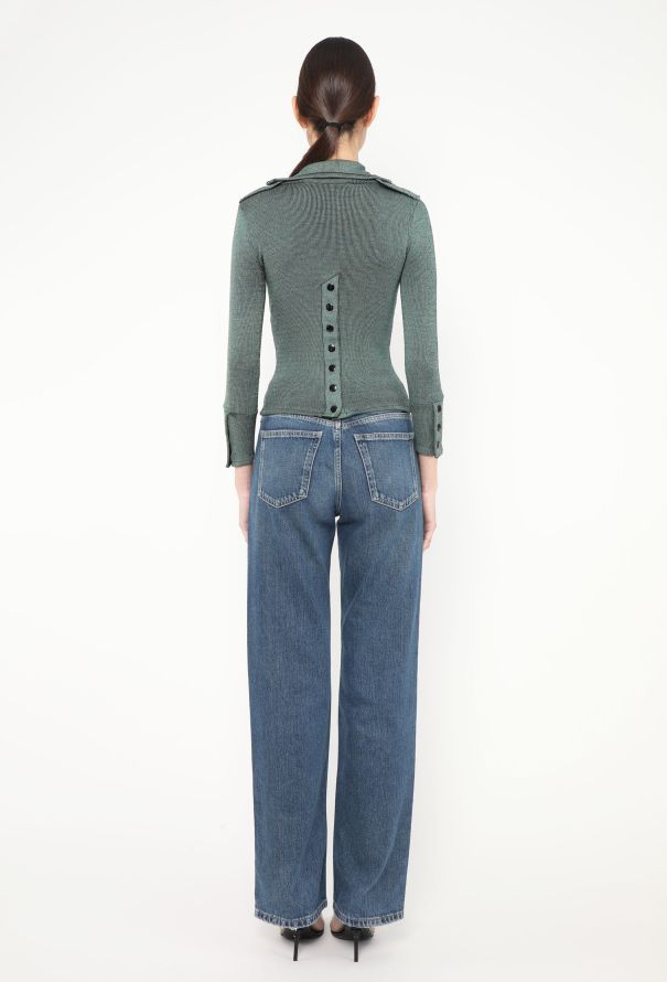 Balenciaga F/W 2003 Ribbed Turtleneck Top - 5 Balenciaga F/W 2003 Ribbed Turtleneck Top - 5