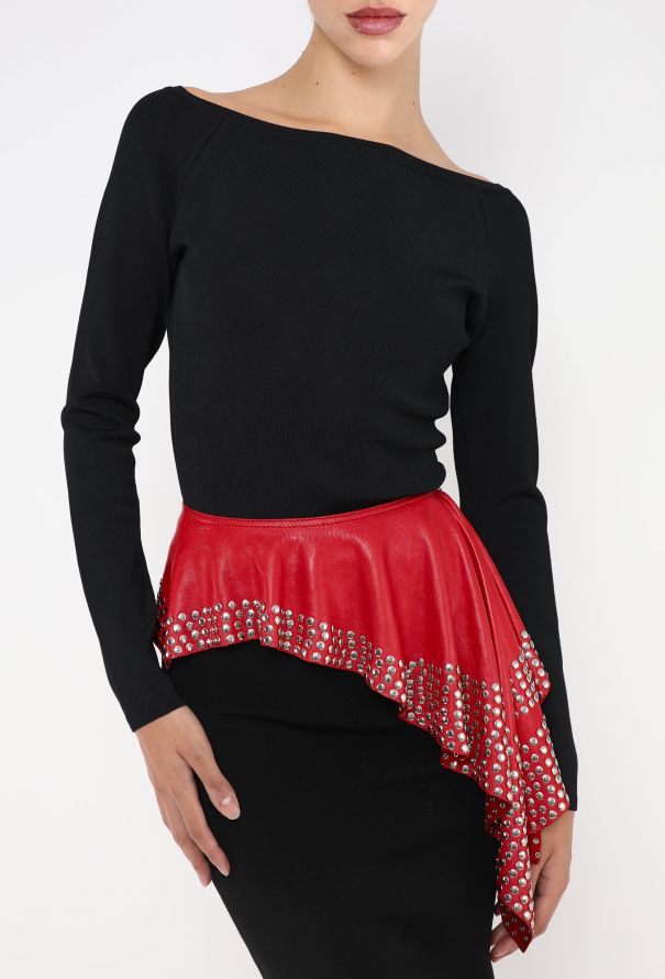 Alaïa COLLECTOR 1981 Lambskin Studded Belt - 1