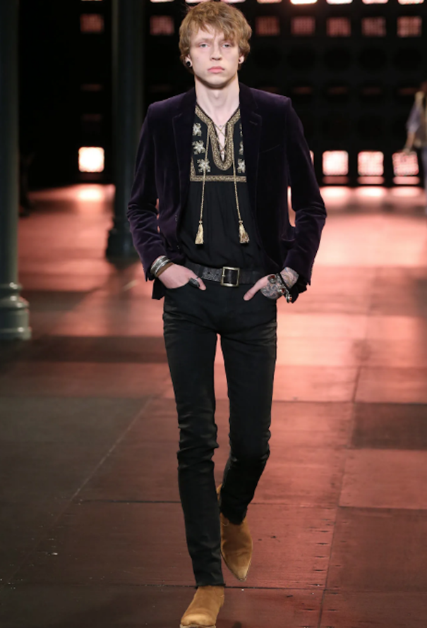 Saint Laurent S/S 2015 Tailored Velvet Blazer - 2 Saint Laurent S/S 2015 Tailored Velvet Blazer - 2
