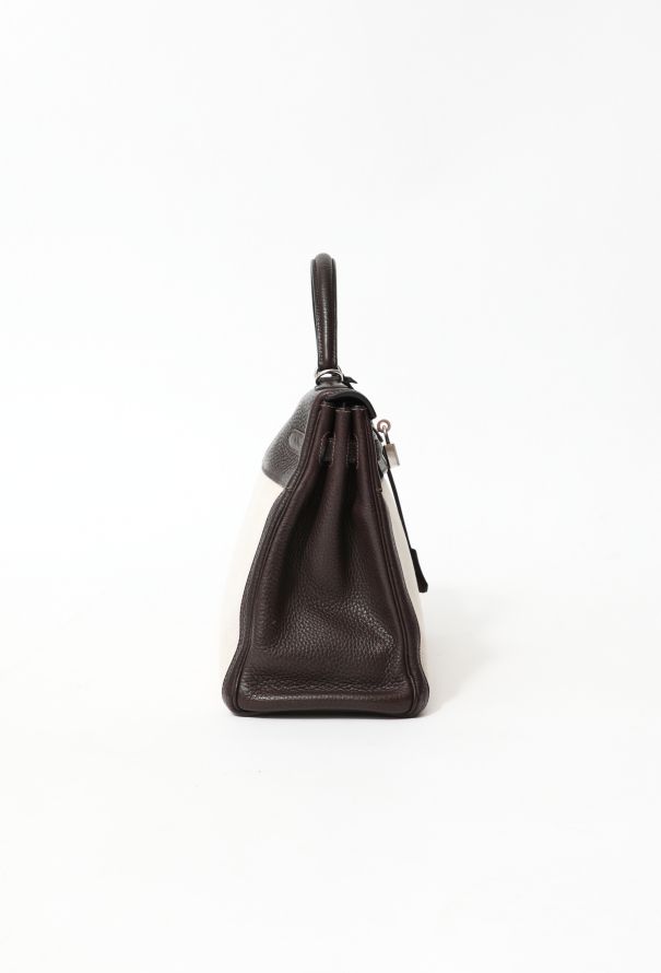 Hermès Clémence & Toile H Kelly Retourné 35 - 7