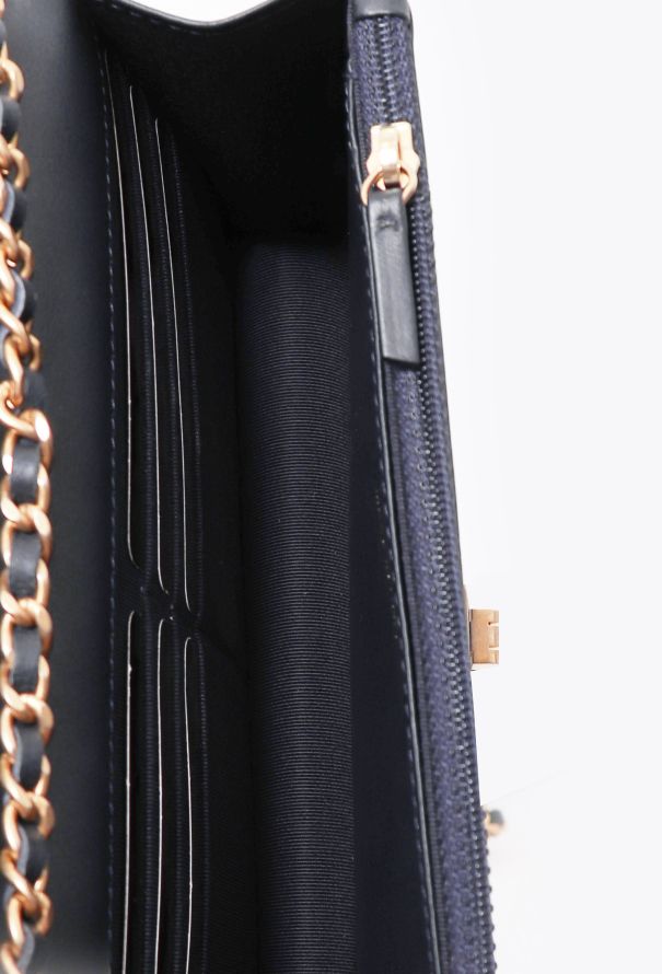 Chanel Navy 2.55 Wallet On Chain - 13