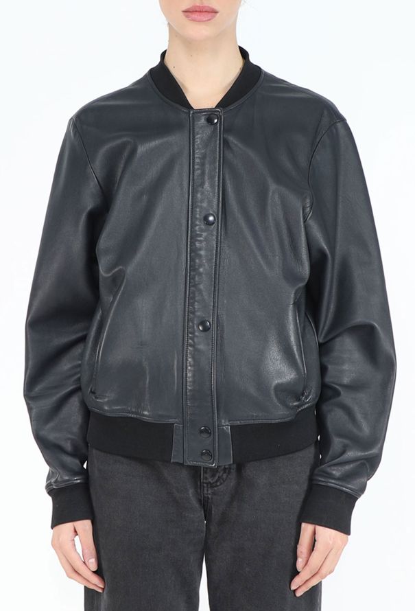 Céline Classic Lambskin Bomber Jacket - 3