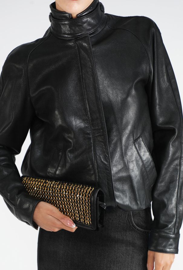 Maison Margiela 'White Label' 2007 Leather Bomber Jacket - 1