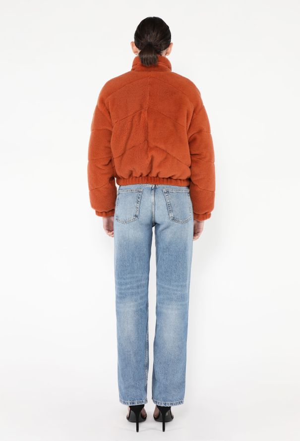 Hermès 2024 Teddy Shearling Bomber Jacket - 5