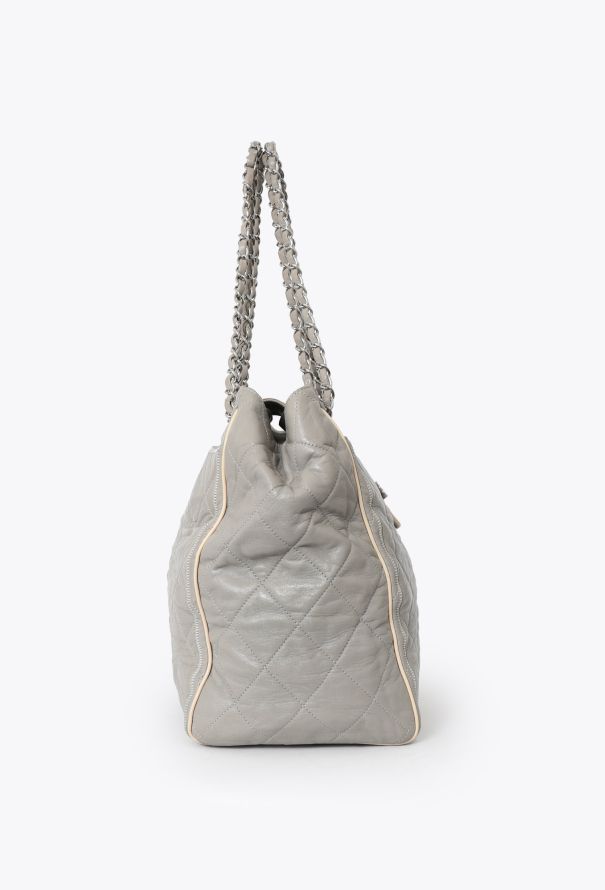 Chanel Grey Small East West Reissue Tote Bag - 5