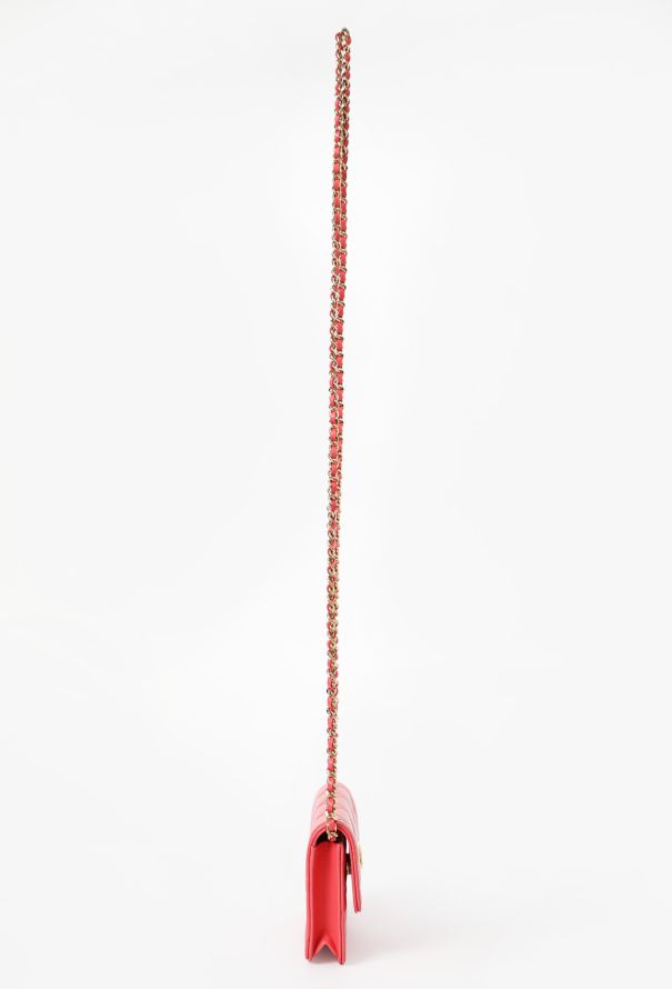 Chanel Coral Mini Wallet on Chain - 4