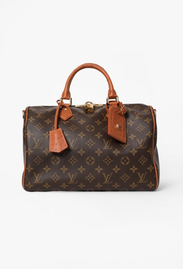 Louis Vuitton Monogram Boho Speedy Soft 30 Ostrich, S/S 2025 - 1