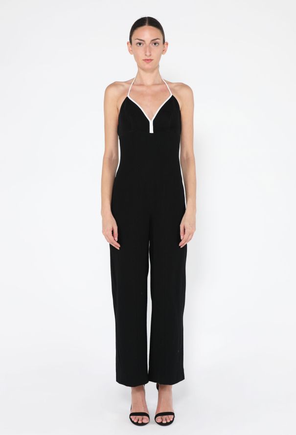 Chanel Bicolor Halter Jumpsuit, S/S 1995 - 1