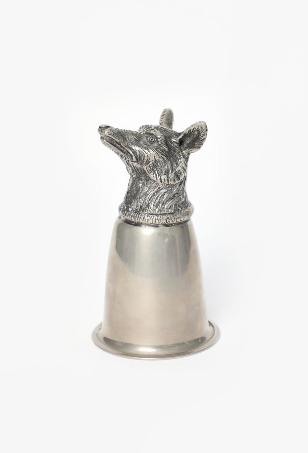 Gucci '70s Carved Fox Head Chalice - 1