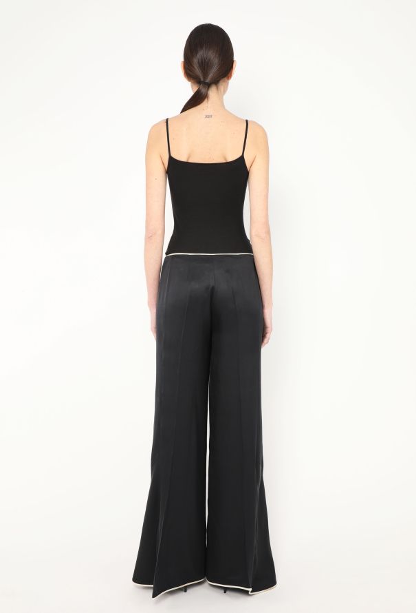 Chanel Resort 2009 Flared Charmeuse Pants - 5 Chanel Resort 2009 Flared Charmeuse Pants - 5