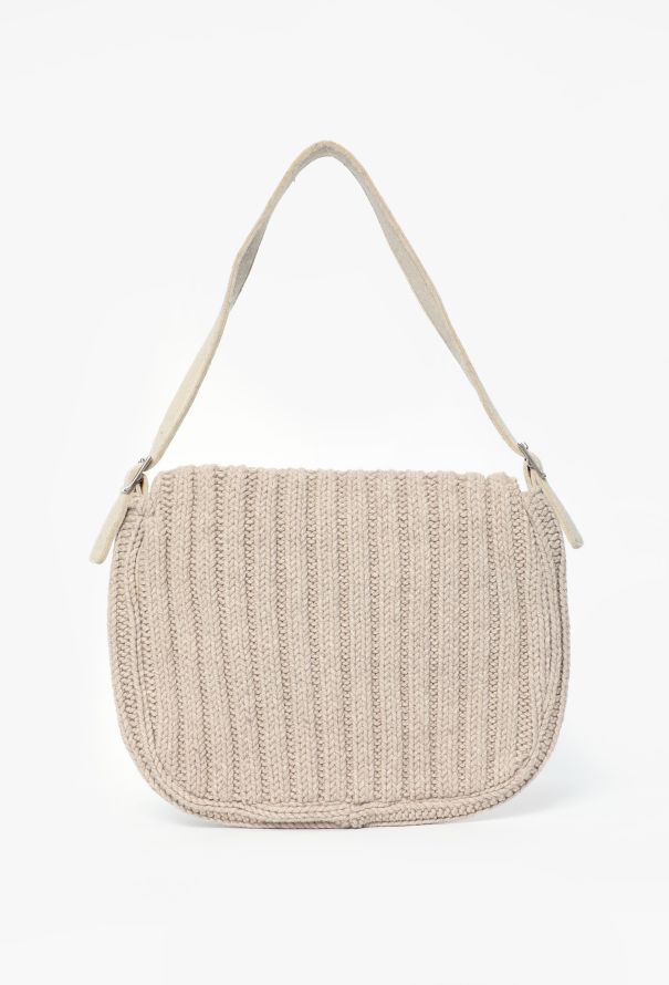 Chloé Vintage Collegiate Ribbed Knit Bag - 4
