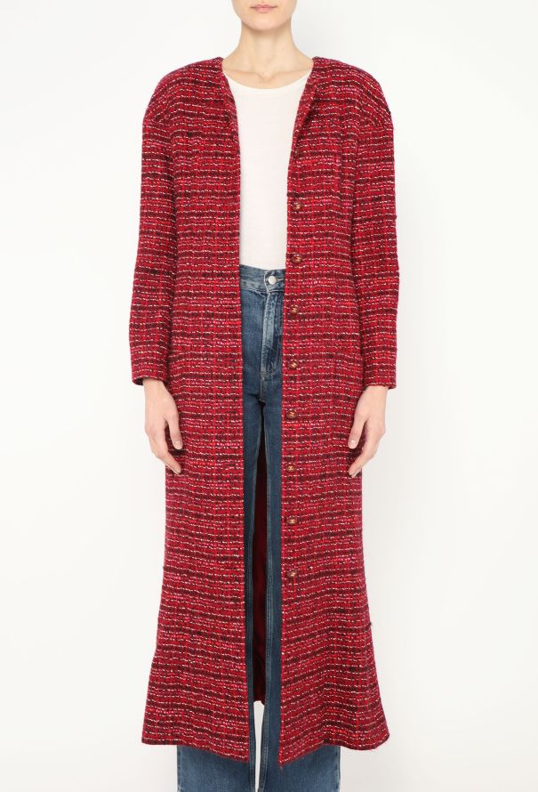 Chanel 2001 Fringe Scarf 'CC' Coat - 5 Chanel 2001 Fringe Scarf 'CC' Coat - 5