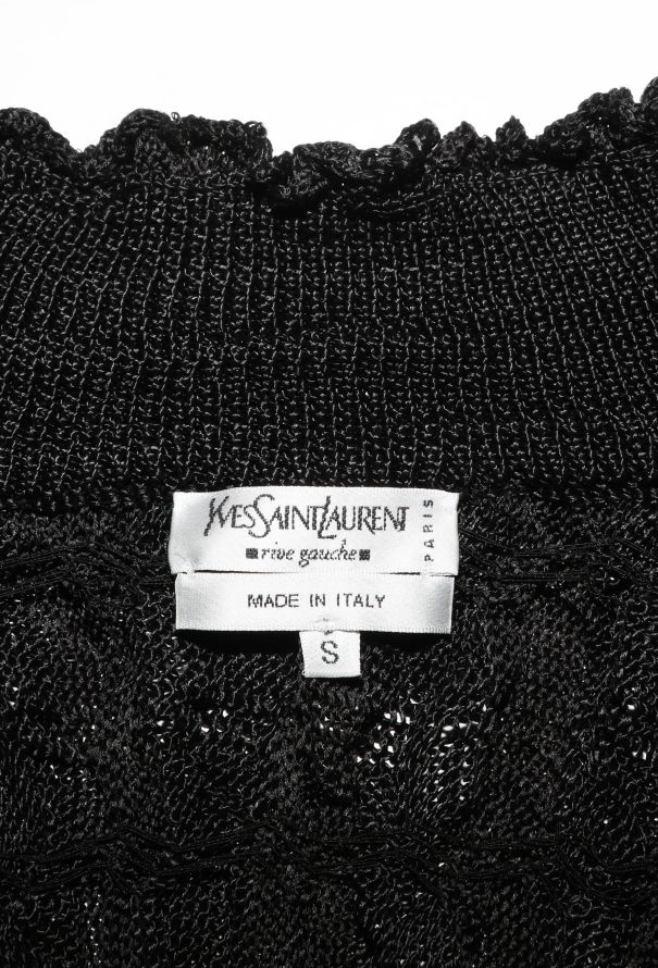 Saint Laurent Tom Ford Fall 2001 Ruched Cardigan - 7