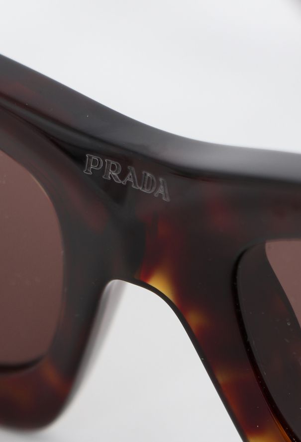 Prada Tortoiseshell Emblem Sunglasses - 6 Prada Tortoiseshell Emblem Sunglasses - 6
