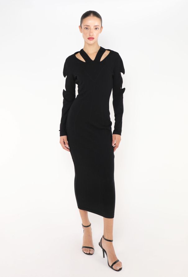 Thierry Mugler 1988 'Les Infernales' Cut-Out Bodycon Dress - 1