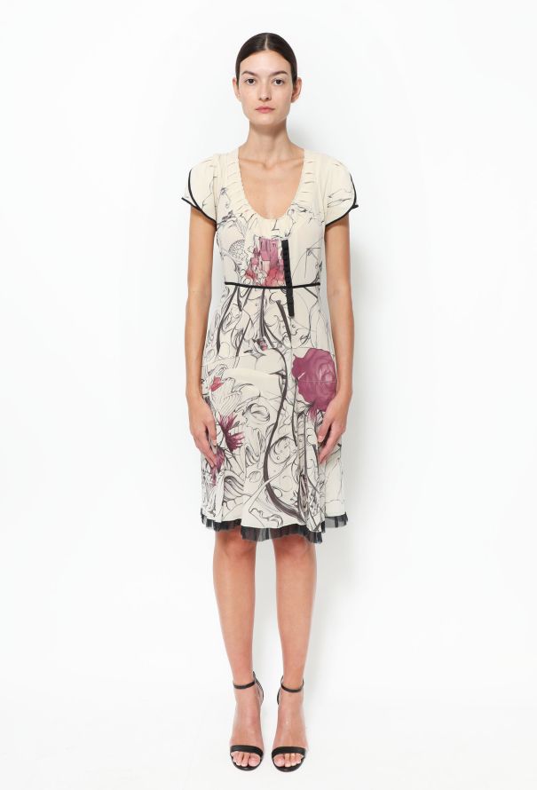 Iconic silk dress discount