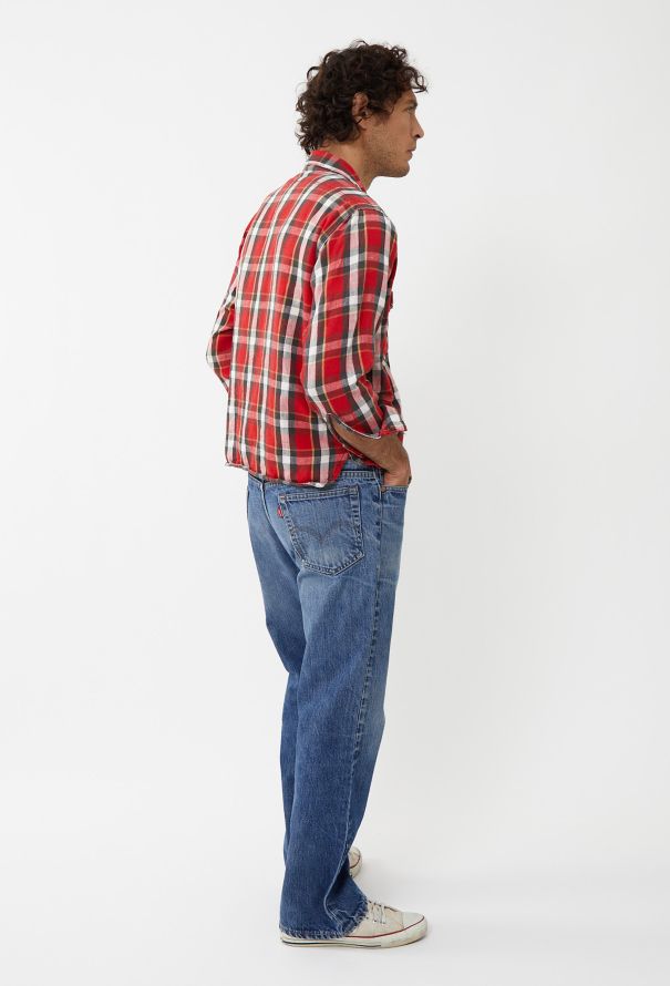 Men's Vintage 1960s Sanforized Flannel Shirt - 3 Men's Vintage 1960s Sanforized Flannel Shirt - 3