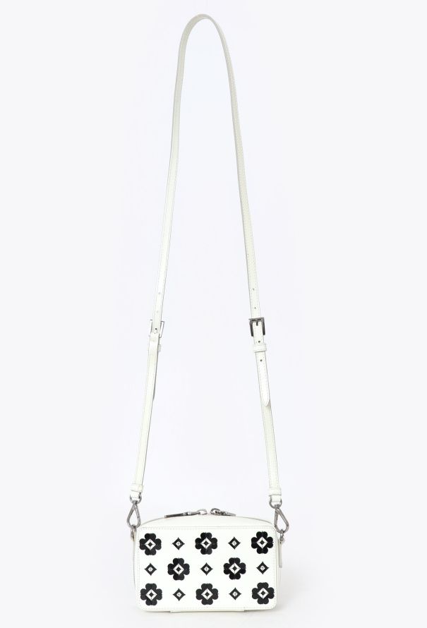 Prada Spazzolato Flowers Camera Bag - 5