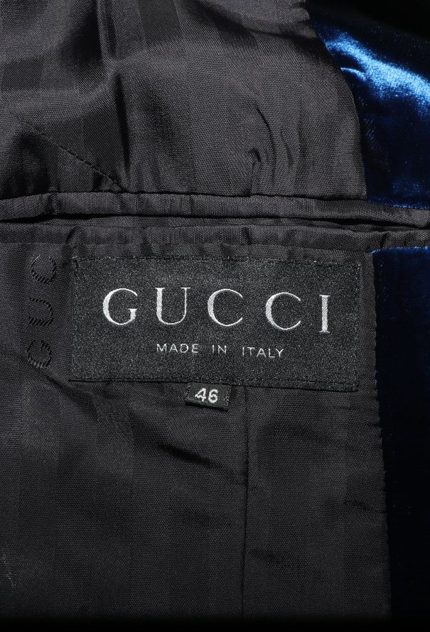 Gucci 1995 Tailored Velvet Blazer - 7