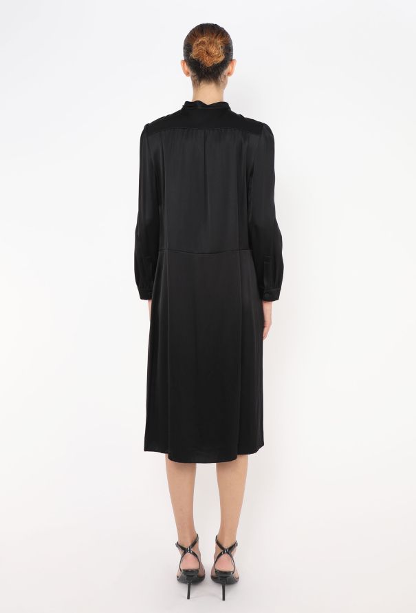 Prada F/W 2014 Charmeuse Lavallière Dress - 5 Prada F/W 2014 Charmeuse Lavallière Dress - 5