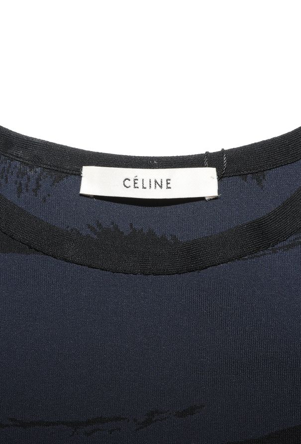 Céline S/S 2014 Brushstroke Tunic Top - 5