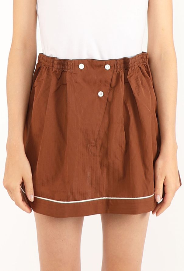 Prada Paperbag Pyjama Skirt, F/W 2025 - 5