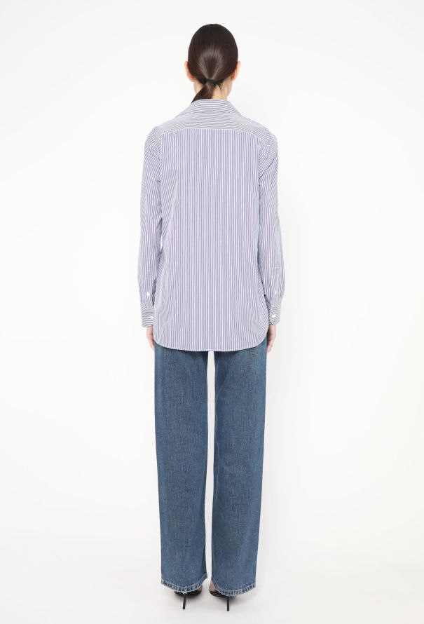 The Row 2023 Derica Pinstripe Shirt - 5 The Row 2023 Derica Pinstripe Shirt - 5